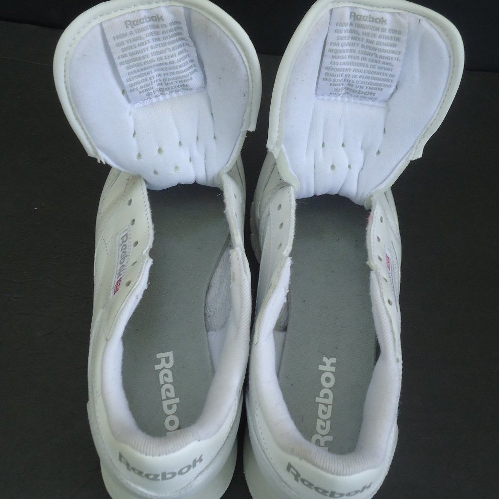 SIZE 5. REEBOK Club classic White Leather sneakers - Picture 13 of 16